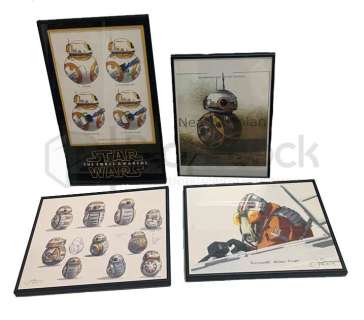 Lot 122 - Star Wars: The Force Awakens Concept Artwork Collection