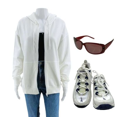 The Smashing Machine Dawn Staples (Emily Blunt) Production Worn Hoodie, Shirt, Pants, Glasses & Sneakers | VIP Fan Auctions