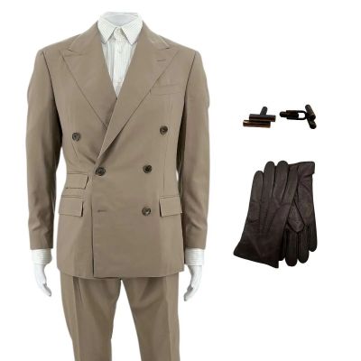 Lot 176: Play Dirty Lozini Production Worn Casual Suit, Shirts, Cufflinks & Gloves | VIP Fan Auctions