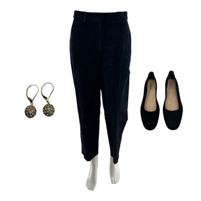 Oh What Fun Channing Clauster Screen Worn Earrings, Flat Style Shoe & Pants Ch 9 | VIP Fan Auctions
