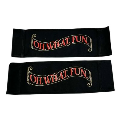 Lot #69: Oh What Fun Doug Leiner & Nick Clauster Production Used Chairback Set