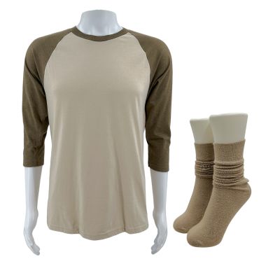 Lot 40: Eternity Larry Screen Worn Stunt Double Shirt & Socks Ch 1 Sc 105 & 105a | VIP Fan Auctions