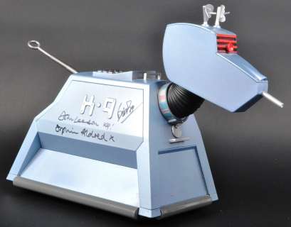 Lot 15 - DOCTOR WHO - TRIPLE AUTOGRAPHED - LARGE AUTOGRAPHED K9 FIGURE