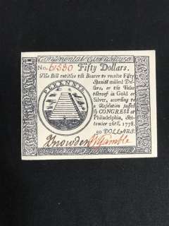 Lot 5 - TURN: Washington‘s Spies (20142017) - 50 Dollar Bill