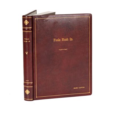 Lot 211 - Studio Script: Fools Rush In (1997)