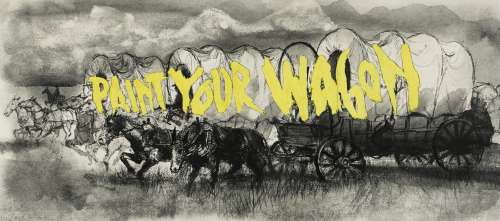 Lot 211 - A title design for Paint Your Wagon