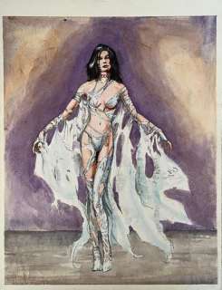 Lot 79 - Beowulf Concept Drawing of Grendel‘s Mother Movie Memorabilia