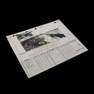 Back to the Future - Original Production Used Storyboard - 24-15 | Icons of Pop Culture