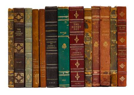 Lot 1276 - A group of Joseph L. Mankiewicz custom-bound scripts