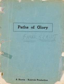 A screenplay of Paths of Glory | Bonhams