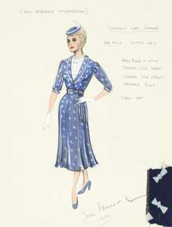 Suddenly, Last Summer: An original costume design by Joan Ellacott for Mercedes McCambridge as ’Mrs Grace Holly’, Columbia, 1959, | Bonhams