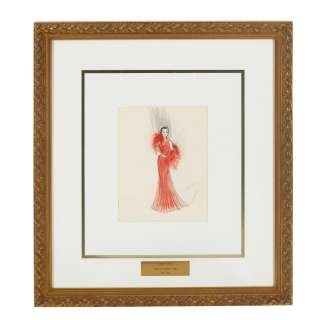 A VIVIEN LEIGH COSTUME SKETCH FROM SHIP OF FOOLS BY JEAN LOUIS | Bonhams