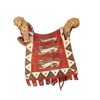 Lot 5 - Becket: A Production-Used Prop Saddle and Prop Book, Paramount Pictures, 1964, 2