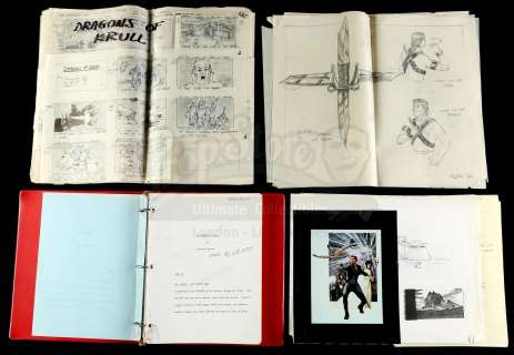 KRULL (1984) - Lot 434 - Hand-Drawn Storyboards with Notes and Script
