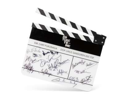 James Bond | A SIGNED NO TIME TO DIE CLAPPERBOARD | Christie’s