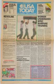G.I. Jane (1997) Prop "USA Today" Newspaper W/COA | GWS Auctions