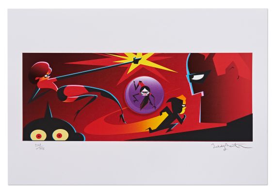 ’’The Incredibles’’ Limited Edition Artwork by Terry Newton Given to Crew of the Film | Nate Sanders