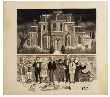 "Murder by Death" Poster Artwork by Charles Addams. | Van Eaton Galleries