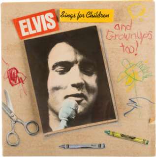 Elvis Sings for Children and Grownups Too! Original Album Art and Production Elements (RCA, 1978). | Heritage