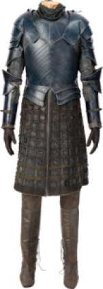 Brienne of Tarth (Gwendoline Christie) Signature Armor and Action "Oathkeeper" Longsword from Game of Thrones (HBO® Original 2011-2019, Season 4). (Total: 3 Items) | Heritage