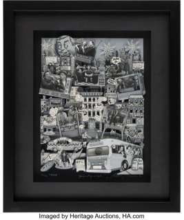 The Honeymooners (CBS TV, 1955-1956), Charles Fazzino 3D Pop Art Signed by Joyce Randolph. | Heritage