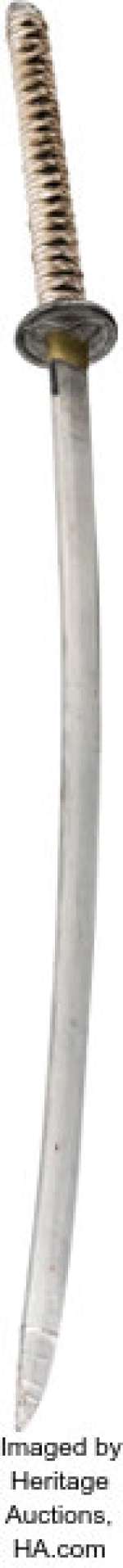 Michonne (Danai Gurira), Action and VFX Katana Set from The Walking Dead (AMC 2010-2022). | Heritage