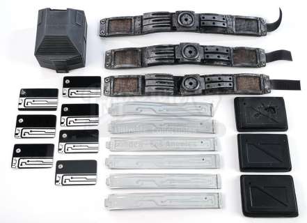 The Gifted | Hero Ankle Bracelets With Box and Inhibitor Collars, Sentinel Services Card Locks and Readers | Propstore