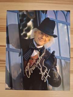 Back To the Future | Back to the Future - Christopher Lloyd ( Dr. Emmet "Doc" Brown) Autograph, Photo, Signed in person - Comic Con Dortmund 04.12.21 | Catawiki