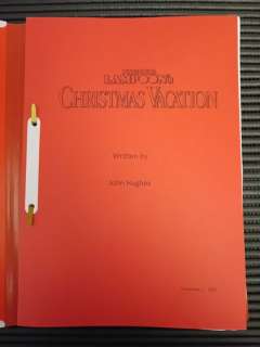 Script - John Hughes - National Lampoon’s Christmas Vacation - Full Screen Play Film Script - 2023 | Catawiki