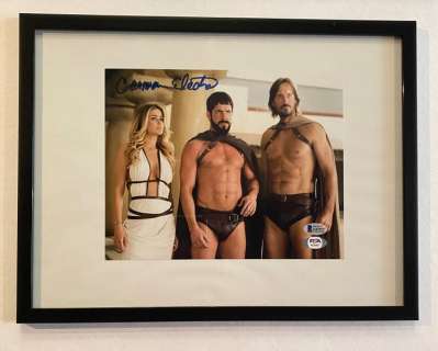 Carmen Electra, signed photo from the 300 Parody Movie - with PSA & Beckett COA