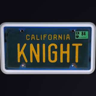 Knight Rider (T.V. Series, 1983-1985) - Lot 223 - KITT License Plate Display