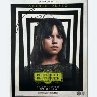 Beetlejuice - Signed by Jenna Ortega (Astrid) | Catawiki