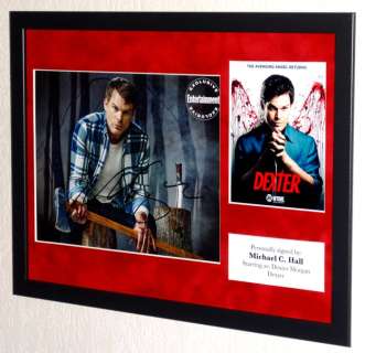 Dexter - Michael C. Hall (Dexter Morgan) Premium Framed, signed + Certificate of Authenticity | Catawiki