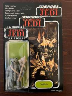 Star Wars Episode VI: Return of the Jedi - Ewok Teebo MOC 70B Back - Sealed - (1983) Vintage - Palitoy | Catawiki