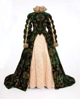 Lot 76 - Florence Eldridge gown and shoes from Mary of Scotland