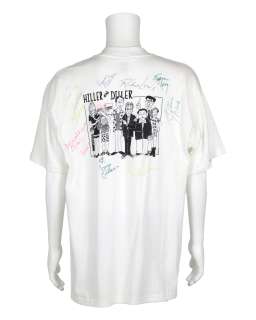 "Hiller and Diller" Cast Autographed Shirt: Eugene Levy, Richard Lewis, Kevin Nealon... | Planet Hollywood Vault