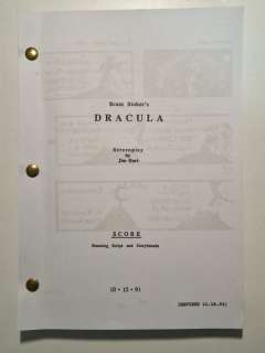 Bram Stoker’s Dracula Complete Shooting, Script & Storyboards 457 pages | Catawiki