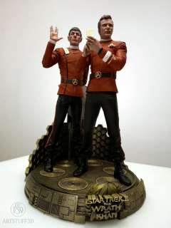 AS3D - Star Trek II: The Wrath of Khan - Kirk and Spock statue - 1:4 | Catawiki