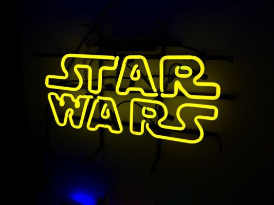 Star Wars - Handcrafted Glass Neon (45x30 cm) - Premium Quality - Fanmade | Catawiki