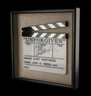 UNFORGIVEN (1992) - Lot 530 - Clint Eastwood Autographed Clapperboard