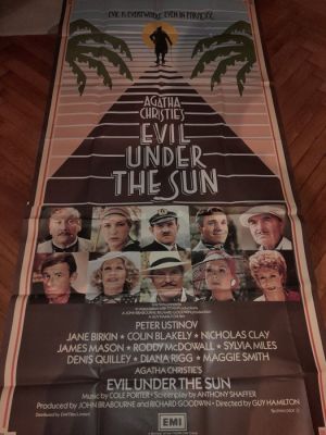 PETER USTINOV DIANA RIGG JANE BIRKIN - EVIL UNDER THE SUN - 1980s | Catawiki
