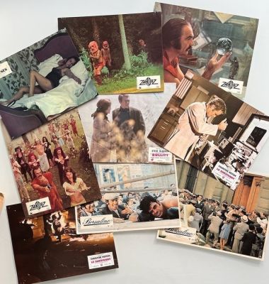 Important set of 47 movie photos (from 1965 to 1974 except Star Trek en 1982) - Bullitt, Zardoz, Clockwork Orange, Borsalino, Mondwest, Fearless Vampire Killers, Star Trek II | Catawiki