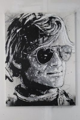 Robert Redford -Handpainted and signed - by artist Vincent Mink. - Portrait | Catawiki