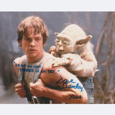 Star Wars Episode V: The Empire Strikes Back - Signed by Dave Barclay (Yoda) | Catawiki
