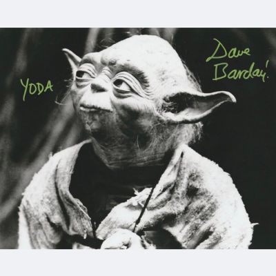 Star Wars - Signed by Dave Barclay (Yoda) | Catawiki