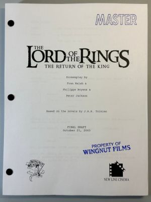 The Lord of the Rings: The Return of the King (2003) - Final Draft Script - Wingnut Films