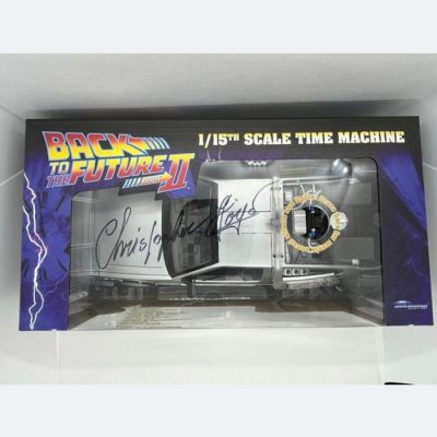 Back to the Future - Signed by Christopher Lloyd ( Dr. Emmett "Doc" Brown ) Signed DeLorean Model Car | Catawiki
