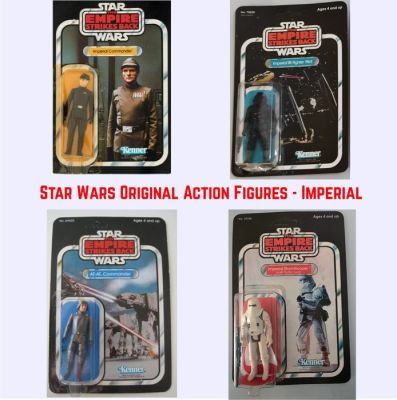 Kenner - Action figure Star Wars 1980-82 Original Action Figures (4) Imperial Collection - Original Accessories - Excellent Condition | Catawiki