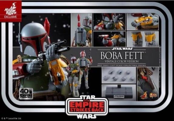 Star Wars - Hot Toys - Star Wars - Boba Fett (Vintage Color Version) 1/6 - - Movie prop 40th Anniversary | Catawiki