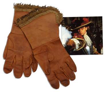 Leonardo DiCaprio Screen-Worn Gloves From ’’Man in the Iron Mask’’ | Nate Sanders